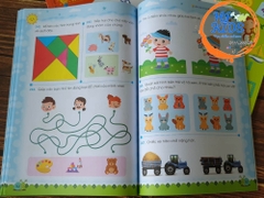 Sách Sân chơi trí tuệ trò chơi tư duy rèn luyện não trái não phải dành cho trẻ từ 3-6 tuổi