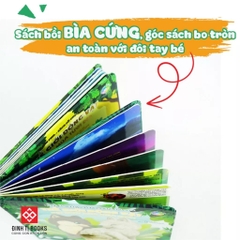 Sách sờ chạm - Gíup bé phát triển đa giác quan nhiều chủ đề - Đinh Tị