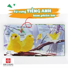 Sách sờ chạm - Gíup bé phát triển đa giác quan nhiều chủ đề - Đinh Tị