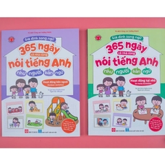 Sách Đinh Tị Gia Đình Song Ngữ - 365 Ngày Cả Nhà Cùng Nói Tiếng Anh Như Người Bản Ngữ (Lẻ Tùy Chọn )