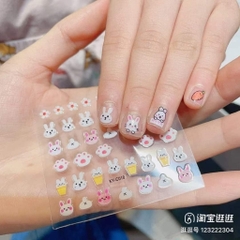 Sticker 3D dán móng , dán vở cho bé, nhiều hình nhiều chủ đề đáng yêu