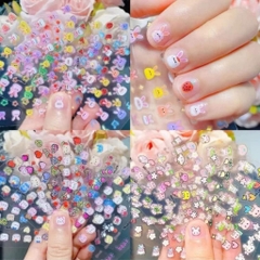 Sticker 3D dán móng , dán vở cho bé, nhiều hình nhiều chủ đề đáng yêu