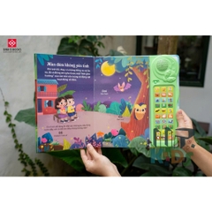 Sách Âm Thanh Phiên Bản Đặc Biệt với 30 Nút Bấm - Thế Giới Động Vật và Bé Học Nói - Đinh Tị Books