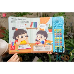 Sách Âm Thanh Phiên Bản Đặc Biệt với 30 Nút Bấm - Thế Giới Động Vật và Bé Học Nói - Đinh Tị Books