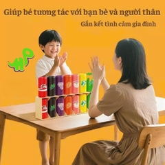 Đồ Chơi Ghép Màu Lon Nước Thông Minh Cho Bé - Color Matching Collision