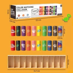 Đồ Chơi Ghép Màu Lon Nước Thông Minh Cho Bé - Color Matching Collision