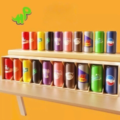 Đồ Chơi Ghép Màu Lon Nước Thông Minh Cho Bé - Color Matching Collision
