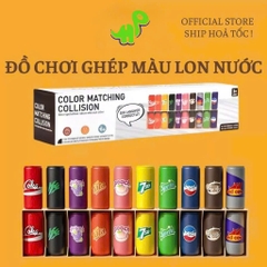 Đồ Chơi Ghép Màu Lon Nước Thông Minh Cho Bé - Color Matching Collision