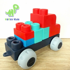 Đồ chơi lắp ráp size lớn cao su mềm cho bé