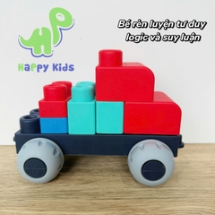 Đồ chơi lắp ráp size lớn cao su mềm cho bé