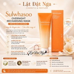 Mặt Nạ Ngủ Làm Sáng Sulwhasoo Overnight Recharging Mask 120ml – Mặt nạ ngủ dưỡng da chuyên sâu , săn chắc