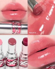 Son YSL Rouge Volupté Candy Glaze Lipstick 3.2gr (Vỏ Bạc)