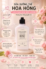 (New 2025) Sữa Dưỡng Thể Hoa Hồng L'Occitane Rose Body Lotion