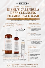 Sữa Rửa Mặt Hoa Cúc Kiehl’s Calendula Deep Cleansing Foaming Face Wash