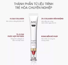 Kem Dưỡng Da Mặt Và Mắt Cải Thiện Lão Hóa Da AHC Pro Shot Colla Juvenation Lift 4 30ml (Eye Cream For Face)