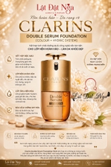 Kem Nền Dạng Serum Clarins Double Serum Foundation 30ml