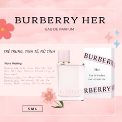 Mini - Nước hoa Burberry BBR Her 5ml