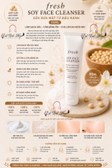 Sữa Rửa Mặt Fresh Soy Face Cleanser