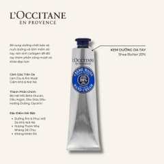 Kem Tay Bơ Đậu Mỡ LOccitane Shea 20% Hand Cream 150ml