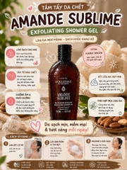 Mẫu Mới - Gel Tắm Tẩy Da Chết LOccitane Almond Sublime Shower 250ml - Hạnh Nhân