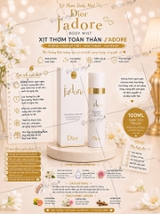 Xịt Thơm Body Nước Hoa Dior J'adore Deodorant Spray 100ml