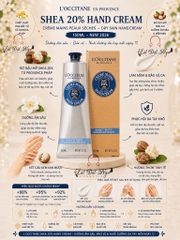 Kem Tay Bơ Đậu Mỡ LOccitane Shea 20% Hand Cream 150ml