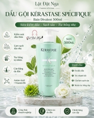 Dầu Gội Kerastase Specifique - Siêu Kiềm Dầu 500ml ( xanh )