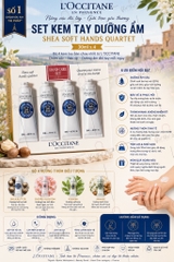 Set Kem Tay Bơ Đậu Mỡ L'Occitane Shea Butter 30ml x4