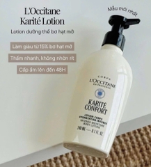 New - Sữa Dưỡng Thể Bơ Đậu Mỡ Loccitane Karité Confort Intense Moisture Body Lotion 240ml