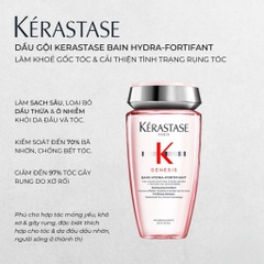 Dầu Gội Ngăn Ngừa Rụng Tóc Kerastase Genesis (Hồng nhạt)