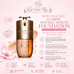 Kem Nền Dạng Serum Clarins Double Serum Foundation 30ml