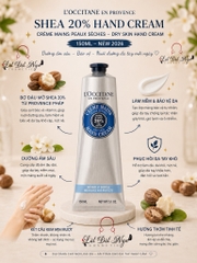 Kem Tay Bơ Đậu Mỡ LOccitane Shea 20% Hand Cream 150ml