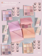 New - Phấn Mắt 9ô 3CE Multi Eye Color Palette The Textile 8g