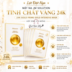 Mặt Nạ JM Solution Tinh Chất Vàng 24K Gold Hộp 30ml x 5 Miếng