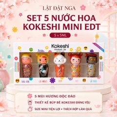Set 5 Nước Hoa Kokeshi Mini EDT 5x5ml