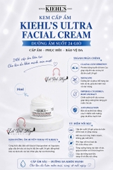 Kem Cấp Ẩm Kiehls Ultra Facial Cream Dưỡng Ẩm Suốt 24 Giờ