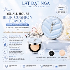 Phấn Nước YSL All Hours Blur Cushion Powder 14g ( Xanh )
