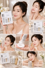 WEB - Set Dưỡng Da Chống Lão Hoá Sisley All Day All Year Discovery Kit - Chương Trình Tri Ân 20/10 Tặng Kèm Hộp Hoa