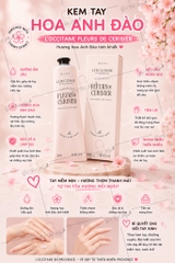 (New 2025) Kem Tay Hương Hoa Anh Đào L'Occitane Cherry Blossom Fleurs De Cerisier 150ml