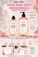 (New 2025) Sữa Tắm Hương Hoa Anh Đào L'Occitane Cherry Blossom Fleurs De Cerisier Shower Gel