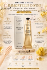 Kem dưỡng tay L'Occitane Immortelle Karite Serum-In-Cream Youth Hand Cream 75ml