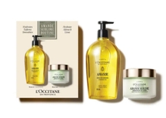Sét Dưỡng LOCCITANE Hạnh Nhân : Sữa Tắm 500ml +Hũ Dưỡng 200ml