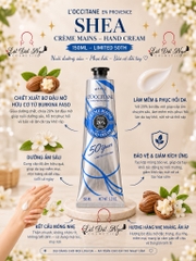 Kem Tay Bơ Đậu Mỡ LOccitane Shea 20% Hand Cream 150ml