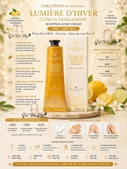 Kem Tay Loccitane Lumiere D'Hiver Citron Bergamote 75ml