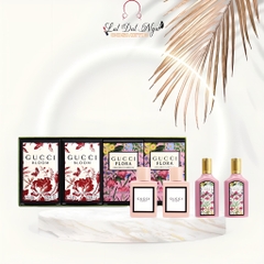 Sét Nước Hoa Mini Gucci Bloom EDP 5ml x 2 + Gucci Flora Gorgeous Gardenia EDP 5ml x 2
