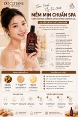 Mẫu Mới - Gel Tắm Tẩy Da Chết LOccitane Almond Sublime Shower 250ml - Hạnh Nhân