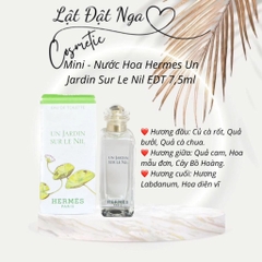 Mini - Nước Hoa Hermes Un Jardin Sur Le Nil EDT 7,5ml