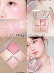 (Mẫu mới) Phấn Bắt Sáng Dior Autumn Backstage Glow Maximizer Palette 4 Ô