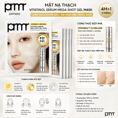 Mặt Nạ Thạch PRMR PRIMERA Vitatinol serum mega shot gel mask 4m+1