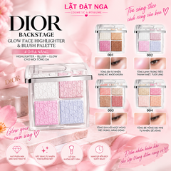 (Mẫu mới) Phấn Bắt Sáng Dior Autumn Backstage Glow Maximizer Palette 4 Ô
